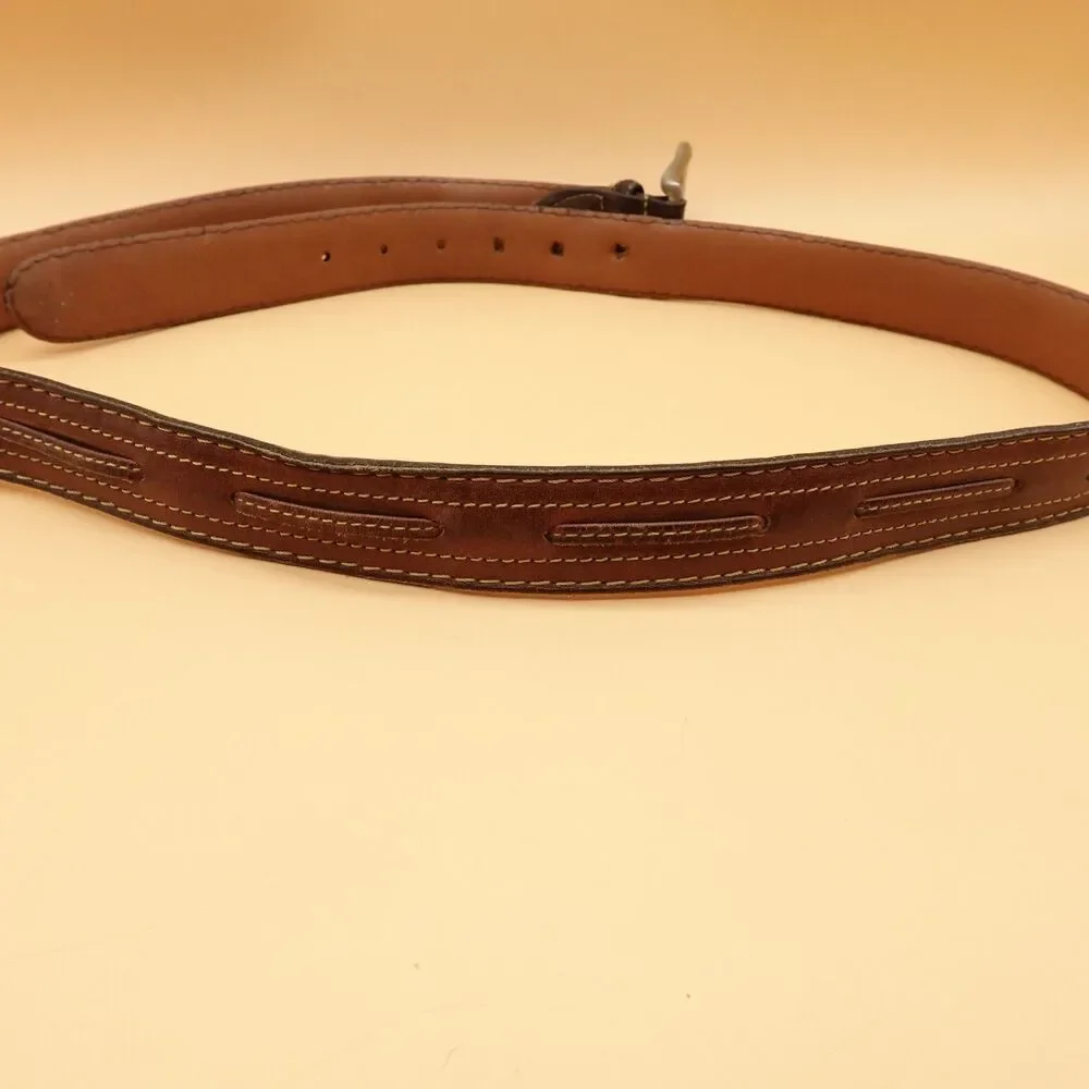 Johnston & Murphy Belt Mens Size 38 Brown American Glove Cowhide Leather Classic